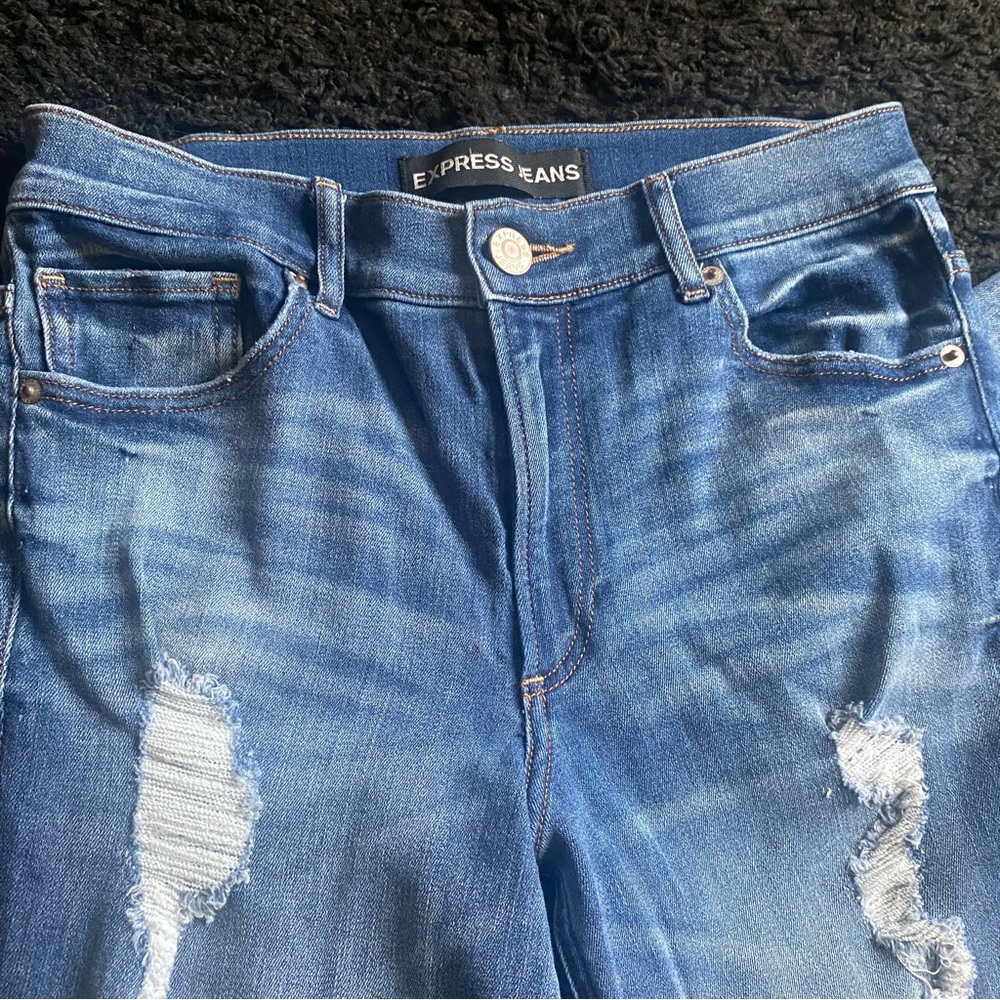 Express Jeans High Rise Leggings - Picture 11 of 12